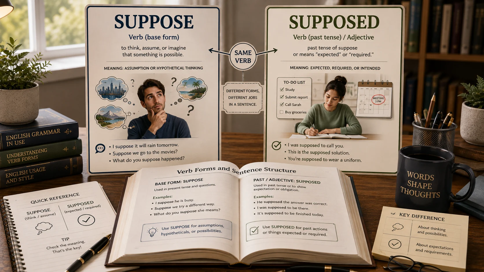 suppose or supposed