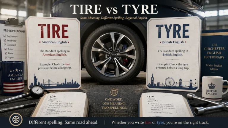 tire or tyre