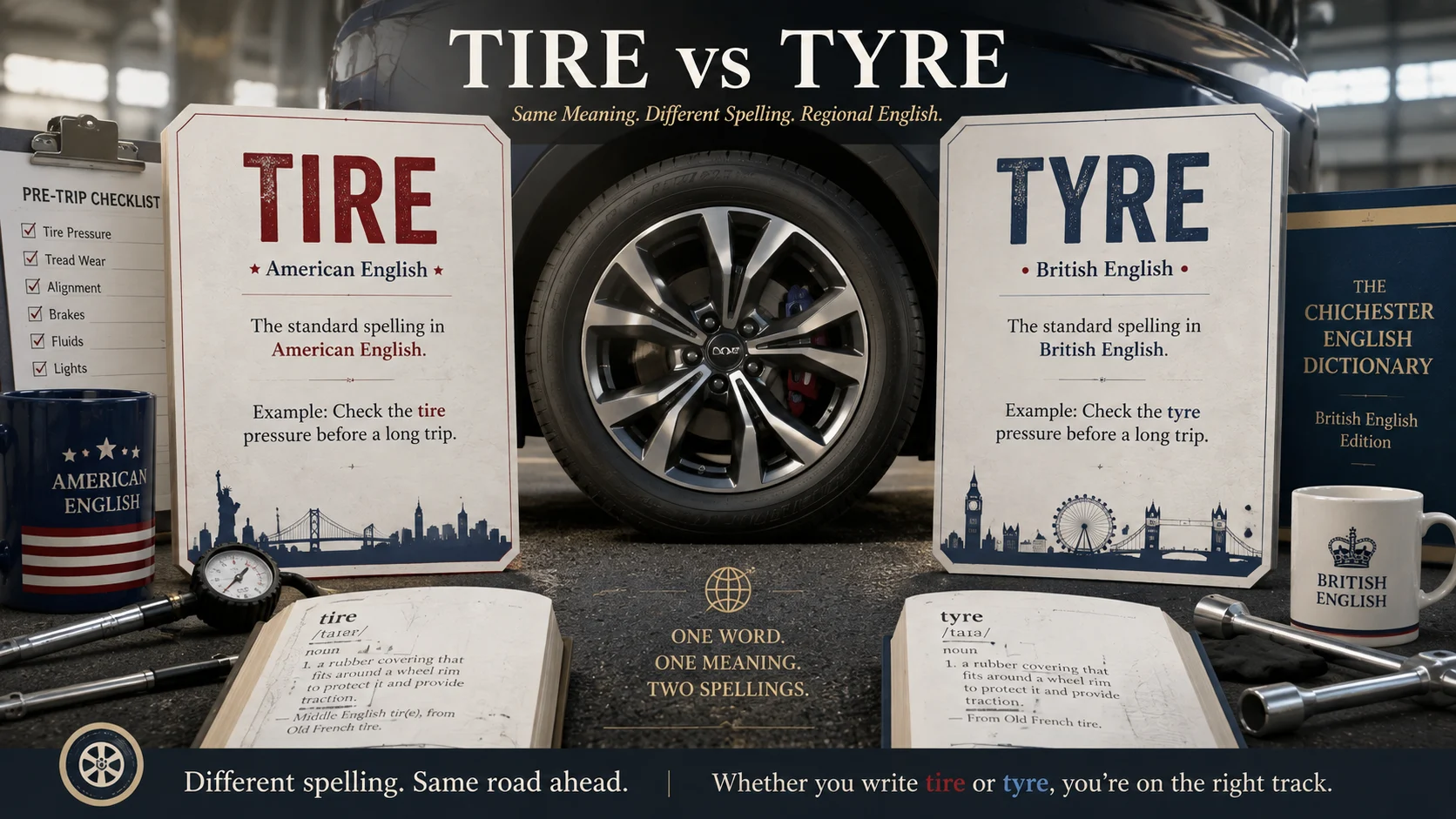 tire or tyre