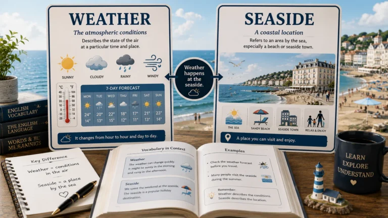 weather or seaside