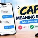 cap meaning slang
