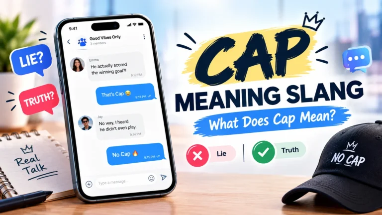 cap meaning slang
