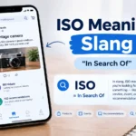 iso meaning slang