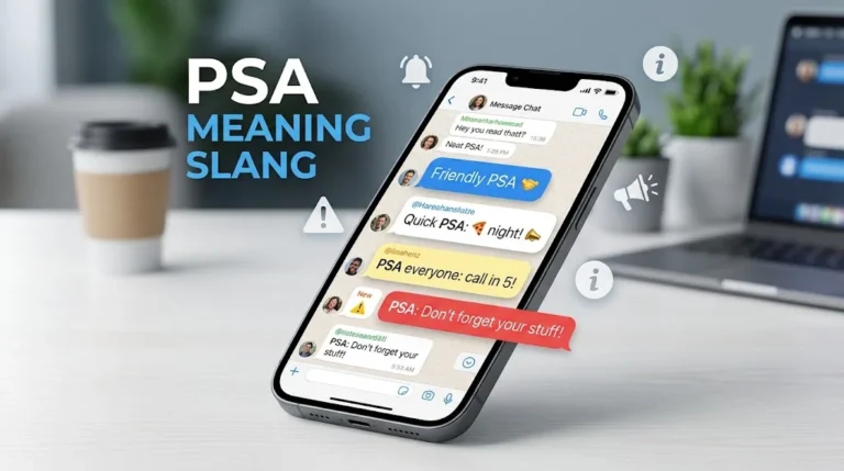 psa meaning slang