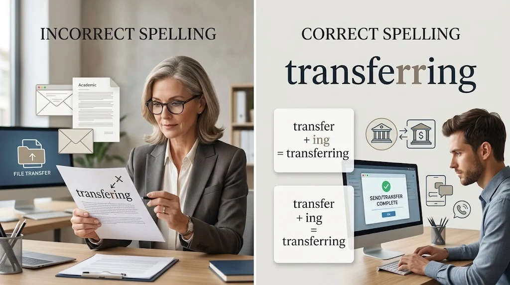 transfering or transferring