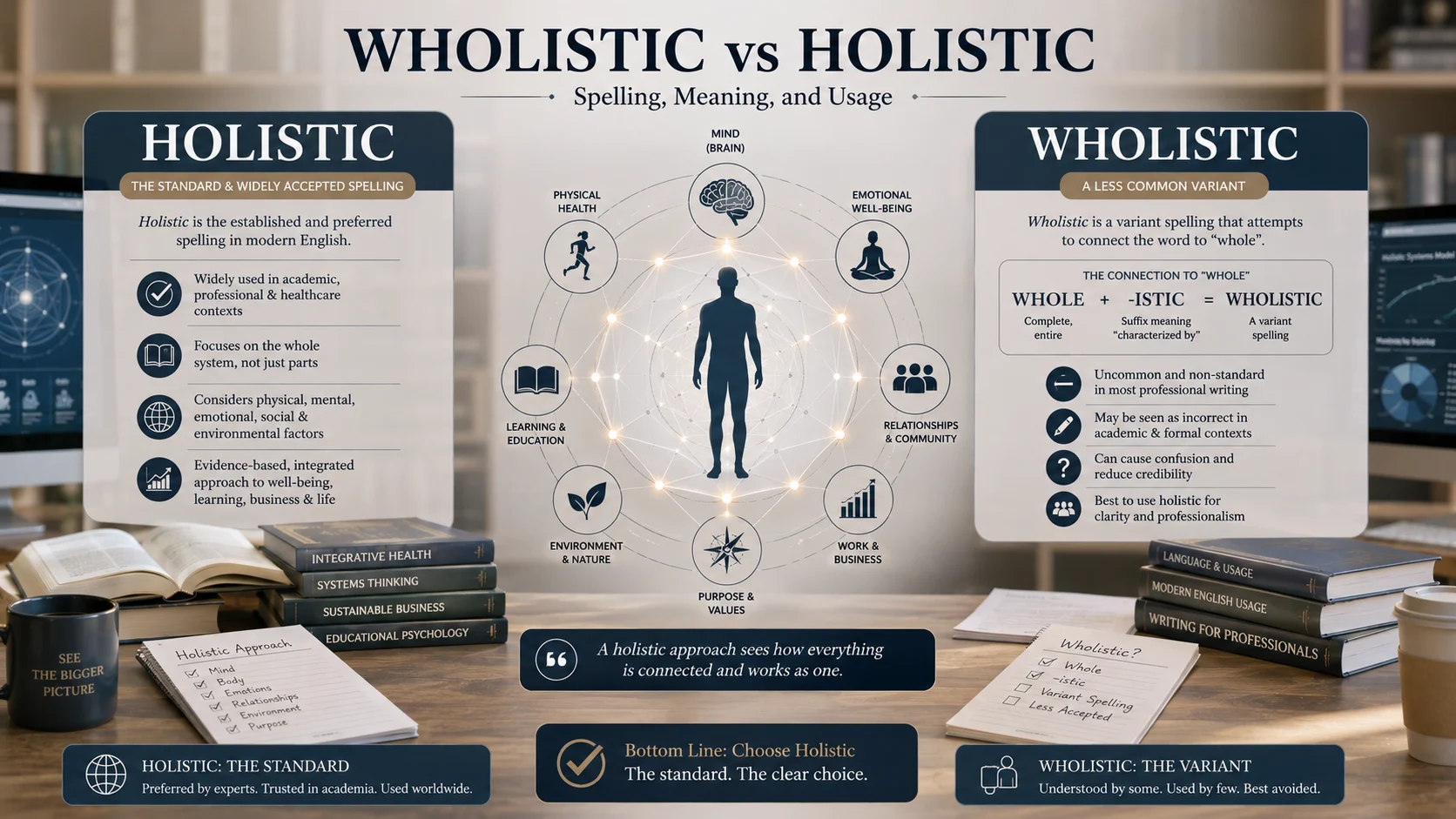 wholistic or holistic